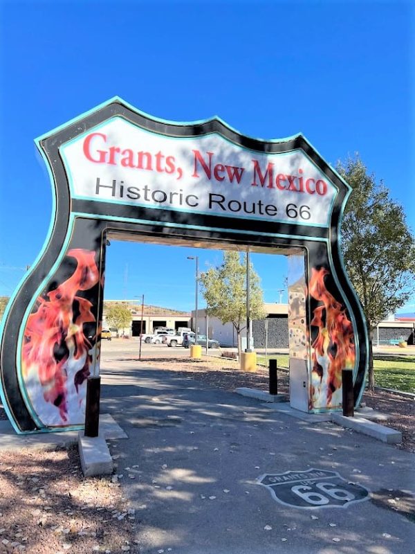 Route 66 Neon Drive Thru in Grants