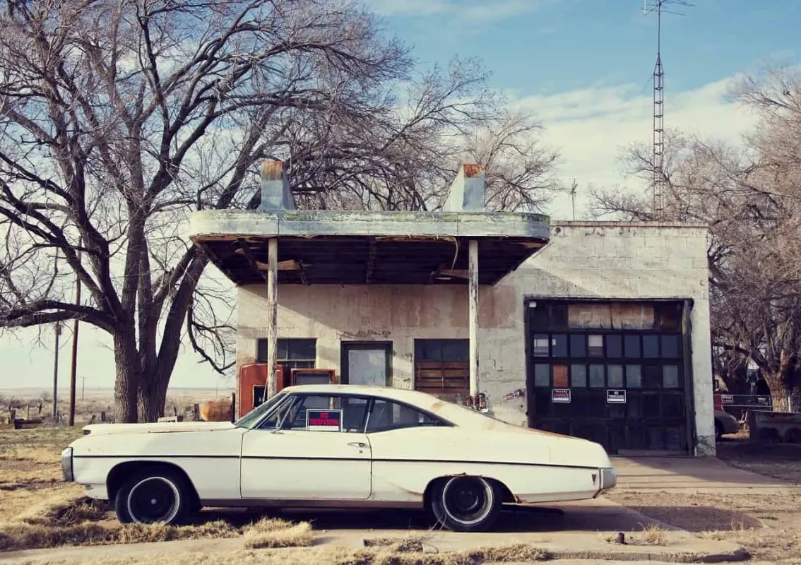 Glenrio Ghost Town near the TX/NM border