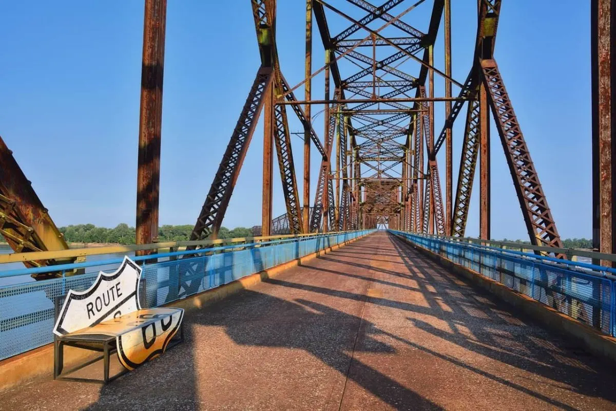 The Old Chain of Rocks Bridge, St. Louis