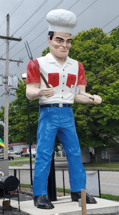 Route 66 Food Truck Park Muffler Man